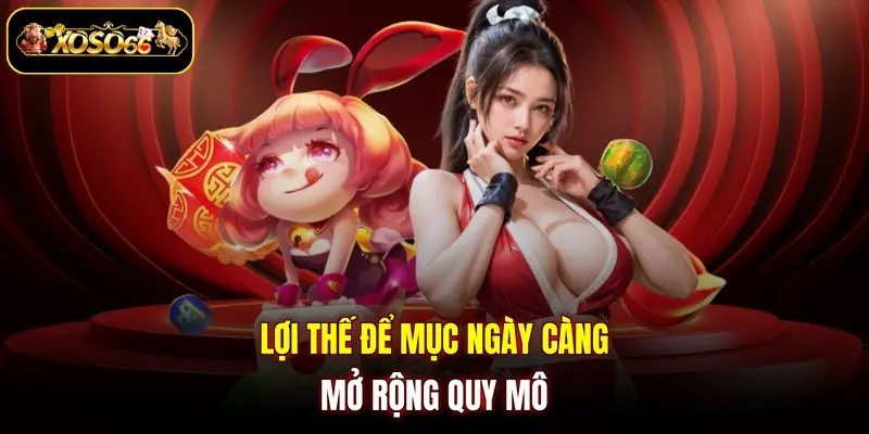 loi the de muc ngay cang mo rong quy mo Lợi thế để mục ngày càng mở rộng quy mô